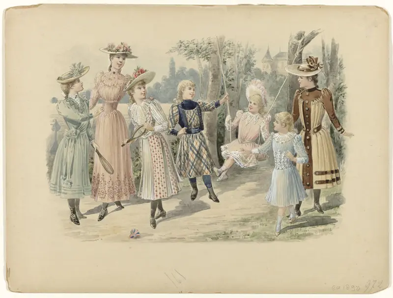 Kinderkleding 1890 Wall Art by Unknown - High-Resolution Digital Print