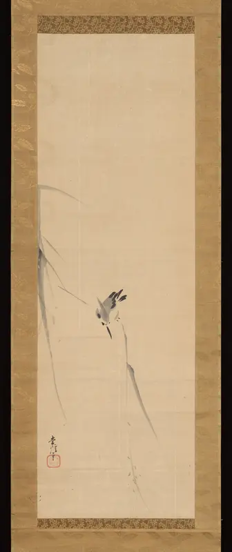 Kingfisher Wall Art by Kano Tsunenobu - High-Resolution Digital Print