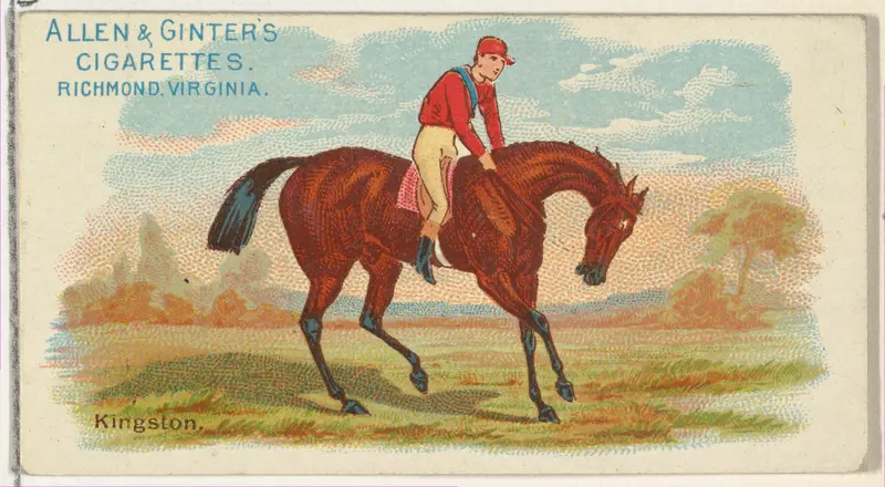 Kingston, from The World's Racers series (N32) for Allen & Ginter Cigarettes Wall Art by Allen & Ginter - High-Resolution Digital Print