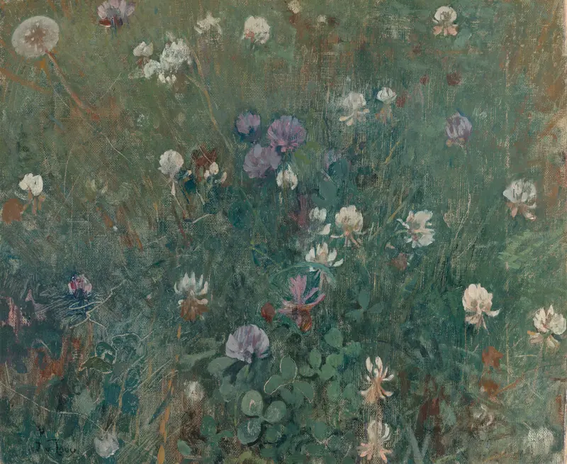 Klaverbloemen Wall Art by Jac van Looij - High-Resolution Digital Print
