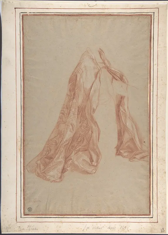 Kneeling Figure Wearing a Cope Wall Art by Joseph Marie Vien - High-Resolution Digital Print