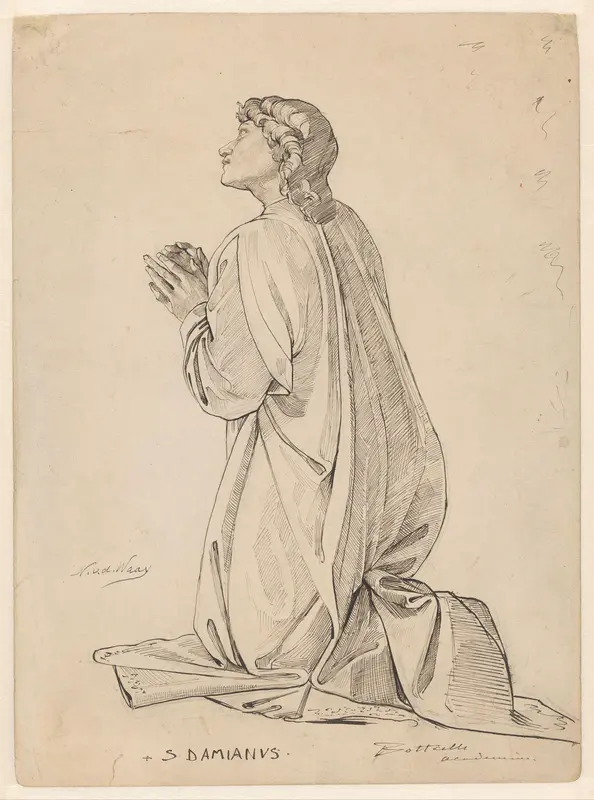 Knielende Damianus Wall Art by Unknown - High-Resolution Digital Print