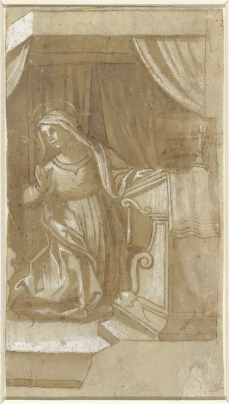 Knielende Maria Wall Art by anonymous - High-Resolution Digital Print