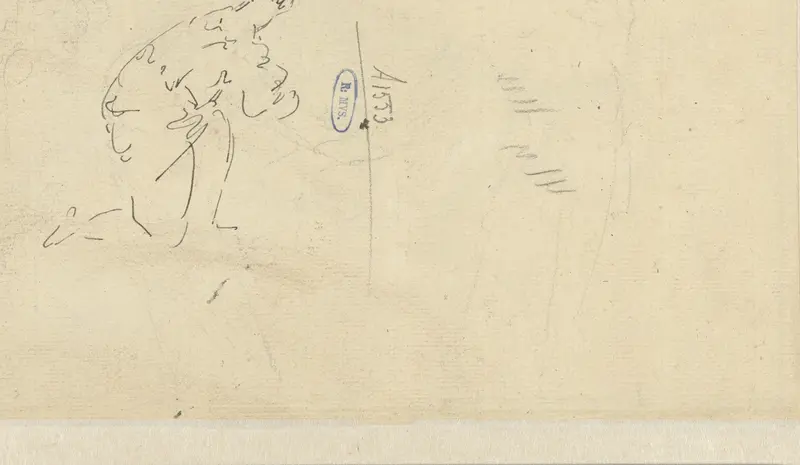 Knielende vrouw, naar rechts in profiel Wall Art by Jacob de Wit - High-Resolution Digital Print