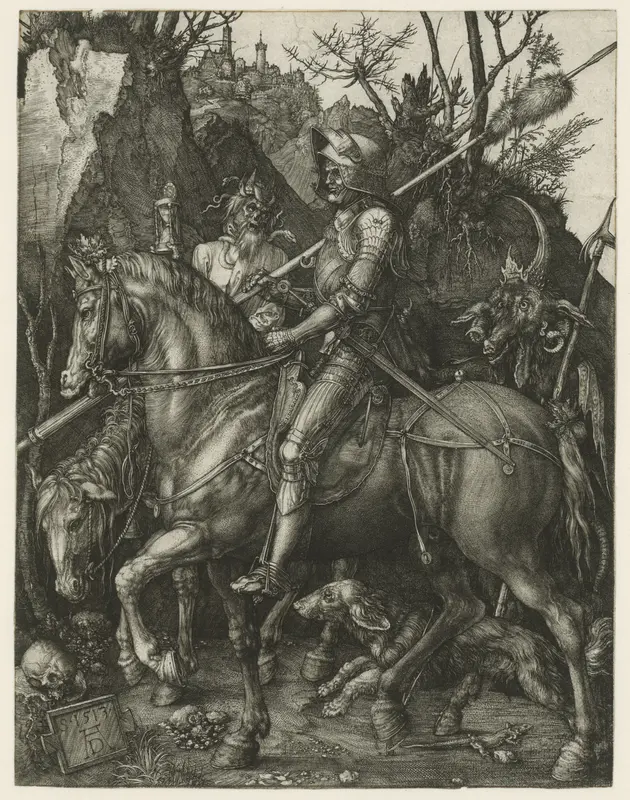 Knight, Death, and the Devil Wall Art by Unknown - High-Resolution Digital Print