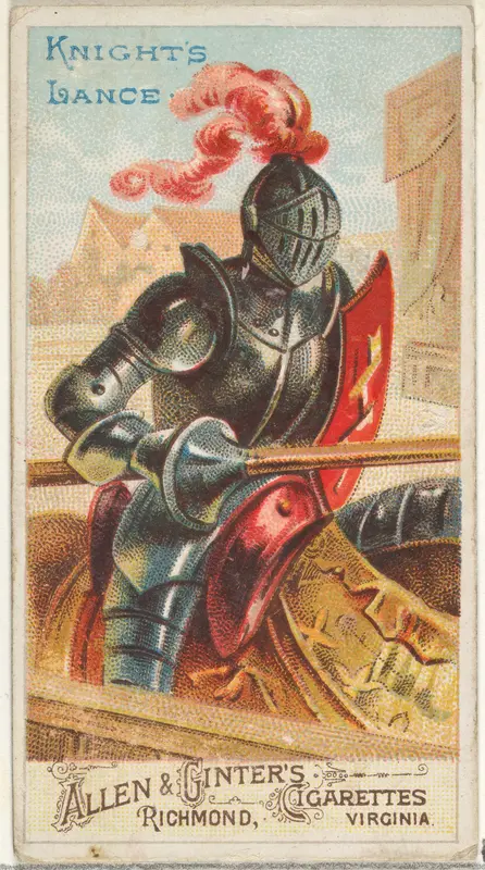 Knight's Lance, from the Arms of All Nations series (N3) for Allen & Ginter Cigarettes Brands Wall Art by Allen & Ginter - High-Resolution Digital Print