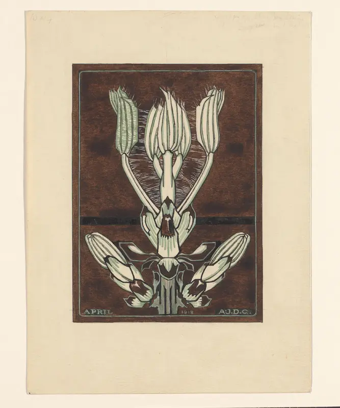 Knoppen van een paardenkastanje Wall Art by Unknown - High-Resolution Digital Print