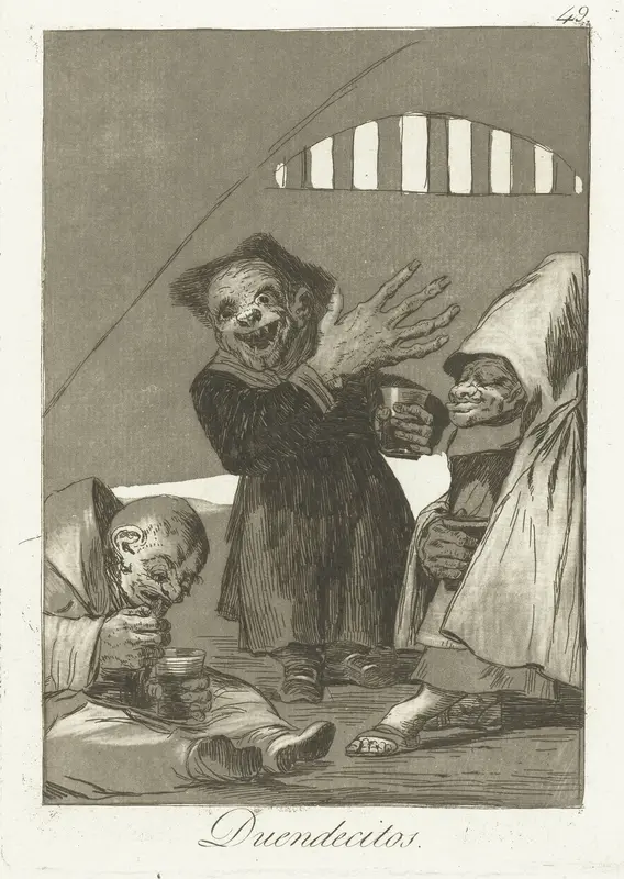 Kobolds Wall Art by Francisco de Goya - High-Resolution Digital Print