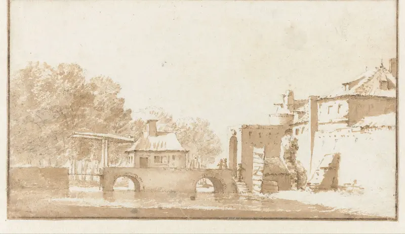 Koepoort te Leiden Wall Art by Jan de Bisschop - High-Resolution Digital Print