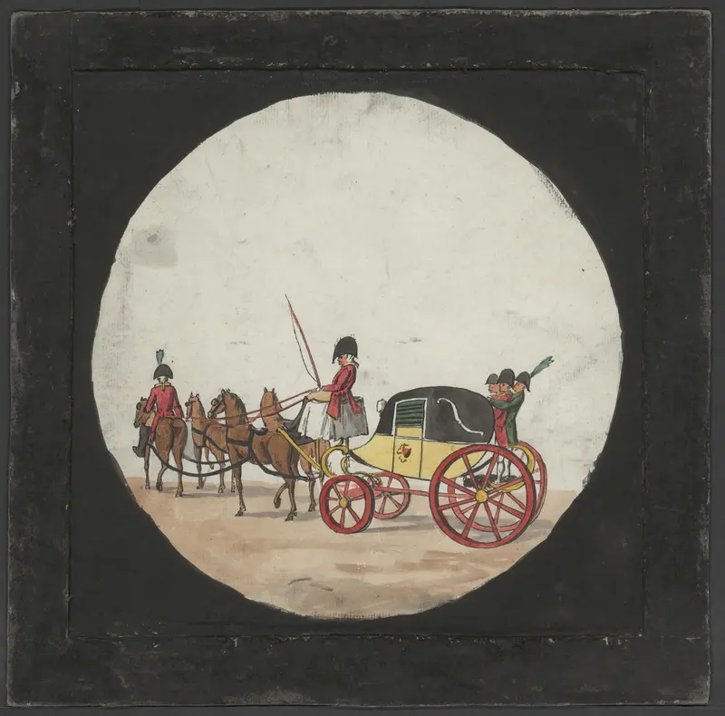 Koets met vier paarden Wall Art by Unknown - High-Resolution Digital Print
