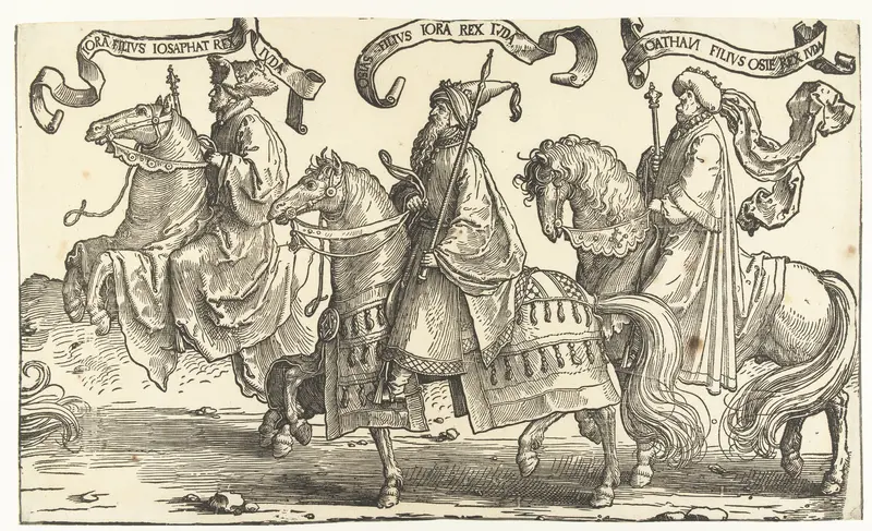 Koningen Joram, Uzzia en Jonathan Wall Art by Lucas van Leyden - High-Resolution Digital Print