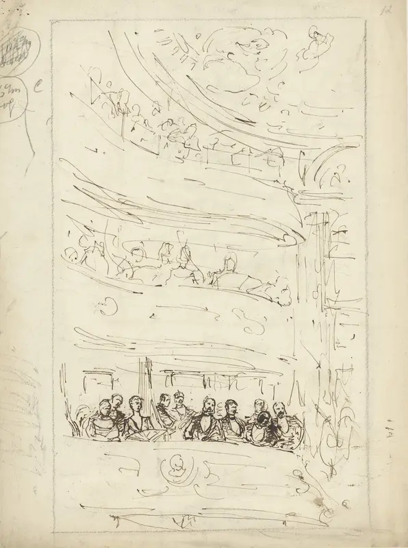 Koninklijke loge in de schouwburg Wall Art by Marius Bauer - High-Resolution Digital Print