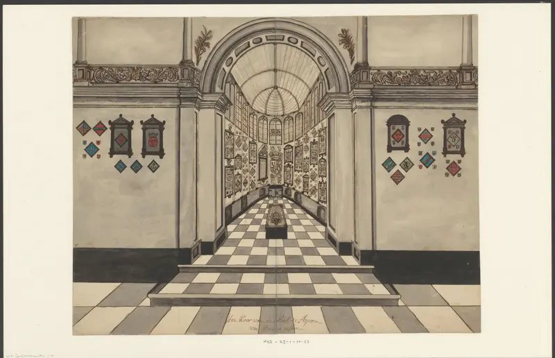Koor van de kerk te Asperen Wall Art by anonymous - High-Resolution Digital Print