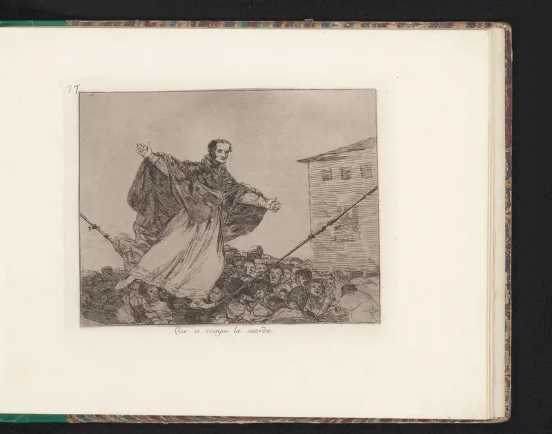 Koorddansende priester Wall Art by Francisco de Goya - High-Resolution Digital Print