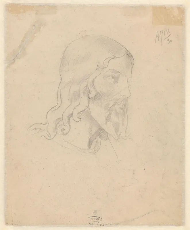 Kop van Christus Wall Art by Nicolaas van der Waay - High-Resolution Digital Print
