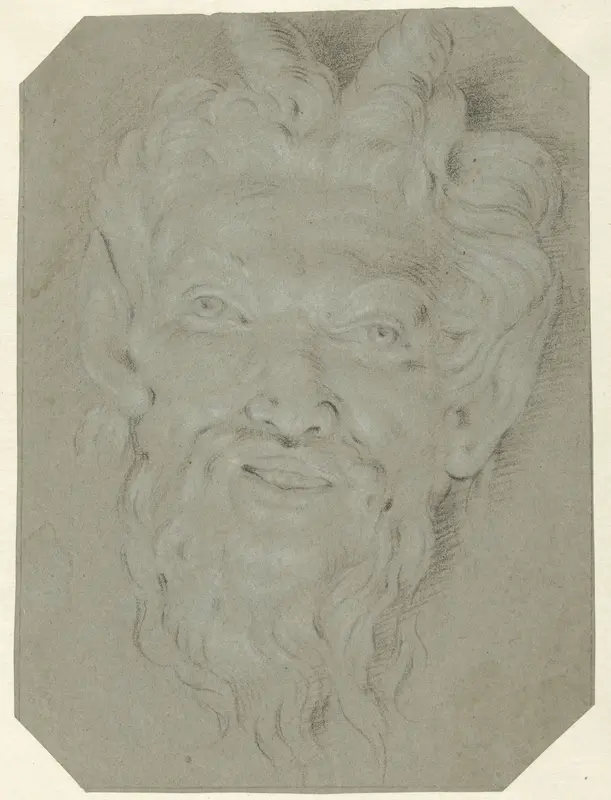 Kop van een faun Wall Art by anonymous - High-Resolution Digital Print