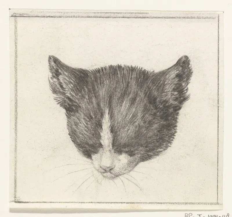 Kop van een kat Wall Art by Jean Bernard - High-Resolution Digital Print