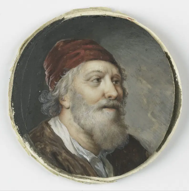 Kop van een oude man Wall Art by anonymous - High-Resolution Digital Print