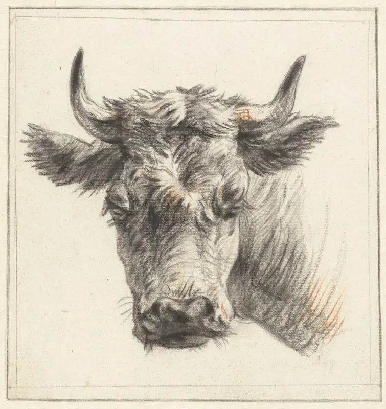 Kop van een rund Wall Art by Pieter Gerardus van Os - High-Resolution Digital Print