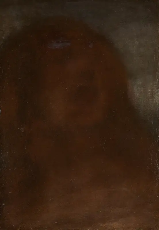 Kop van een vrouw, genaamd 'A fair beauty' Wall Art by Matthijs Maris - High-Resolution Digital Print