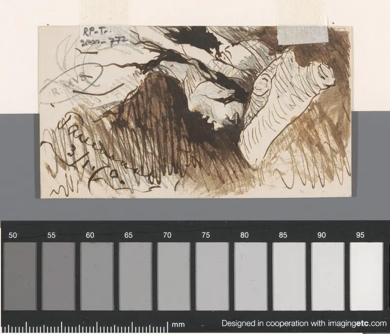 Kop van vrouw met hoofddeksel Wall Art by Unknown - High-Resolution Digital Print