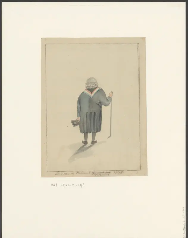 Kostuum van een lid van Het Directoire Wall Art by anonymous - High-Resolution Digital Print