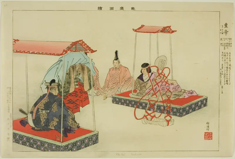 Kotei, from the series "Pictures of No Performances (Nogaku Zue)"