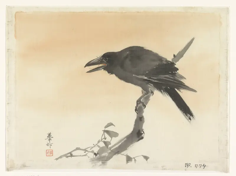 Kraai Wall Art by Suzuki Kason - High-Resolution Digital Print