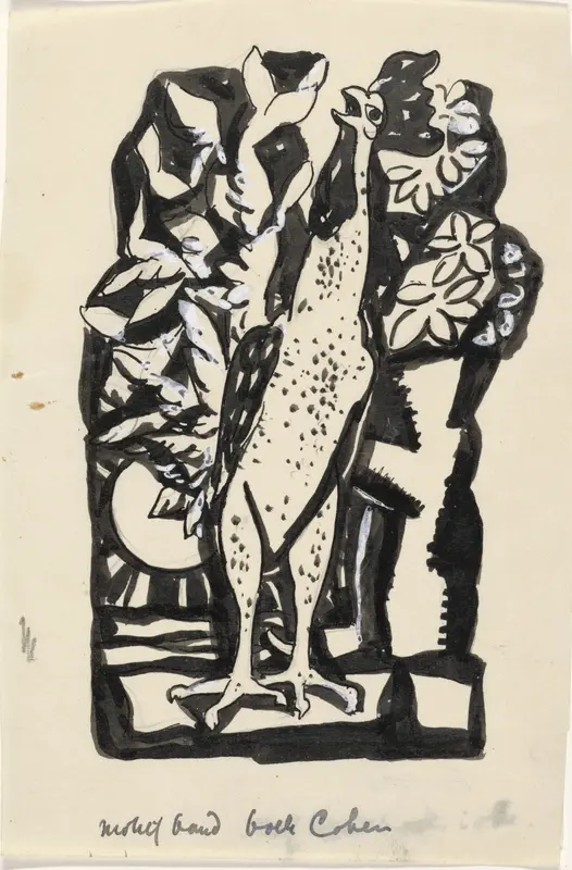 Kraaiende haan Wall Art by Leo Gestel - High-Resolution Digital Print