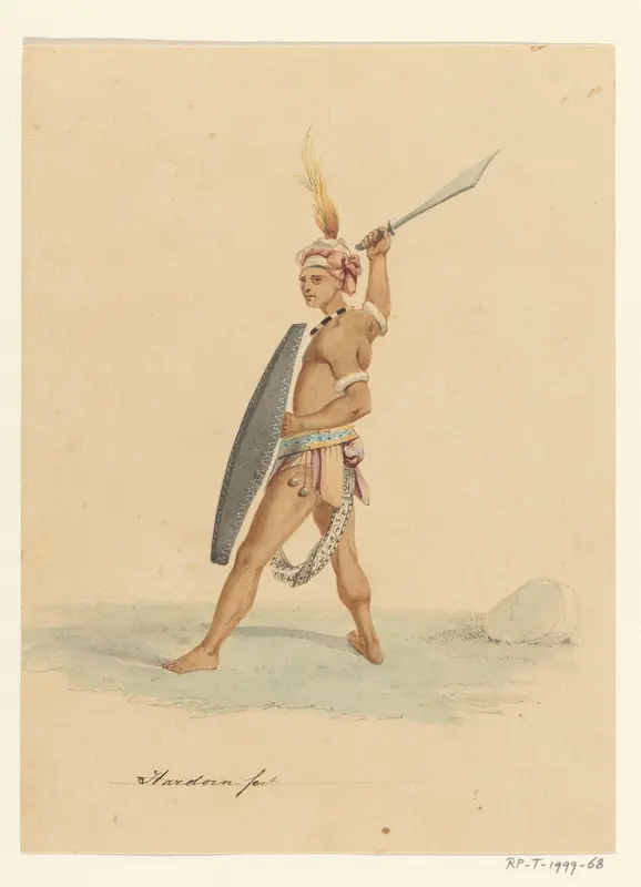 Krijger van de Aru-eilanden, Zuid-Molukken Wall Art by Unknown - High-Resolution Digital Print