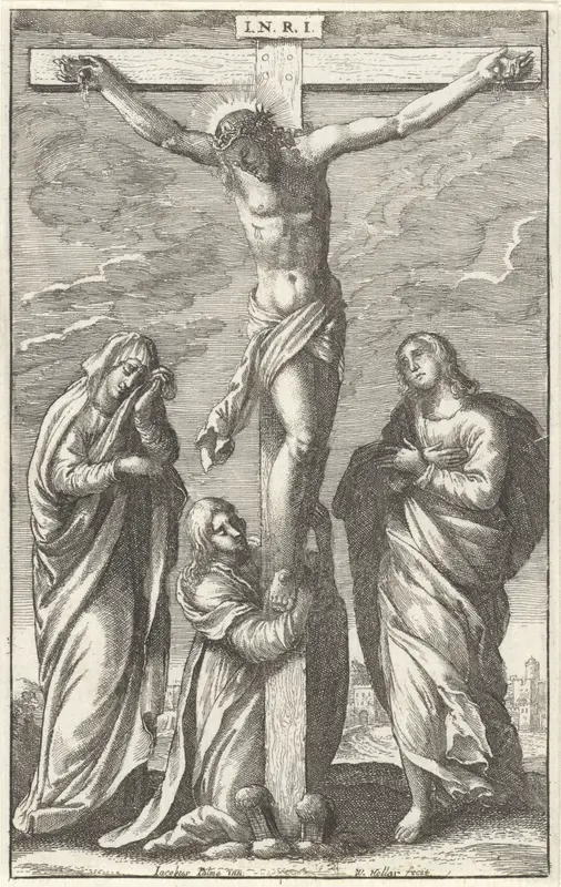 Kruisiging van Christus Wall Art by Unknown - High-Resolution Digital Print