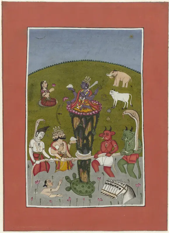 Kurma (incarnatie van Vishnu als schildpad) Wall Art by Unknown - High-Resolution Digital Print