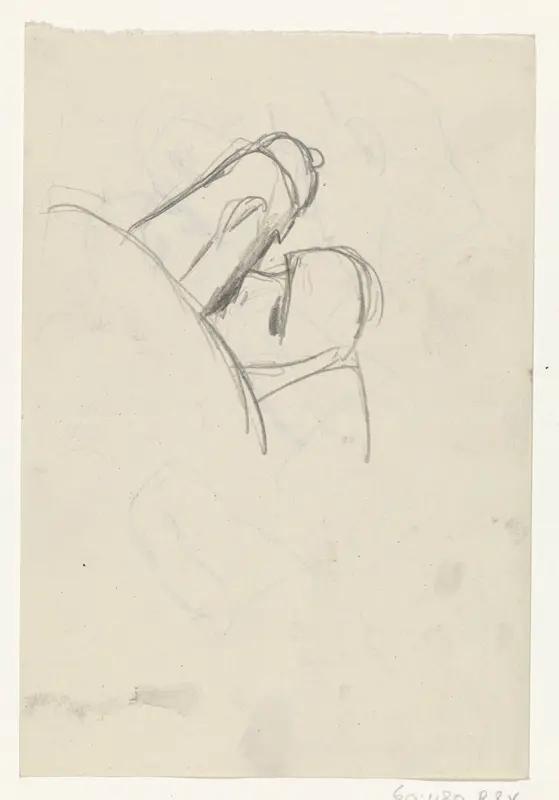 Kussend stel Wall Art by Leo Gestel - High-Resolution Digital Print