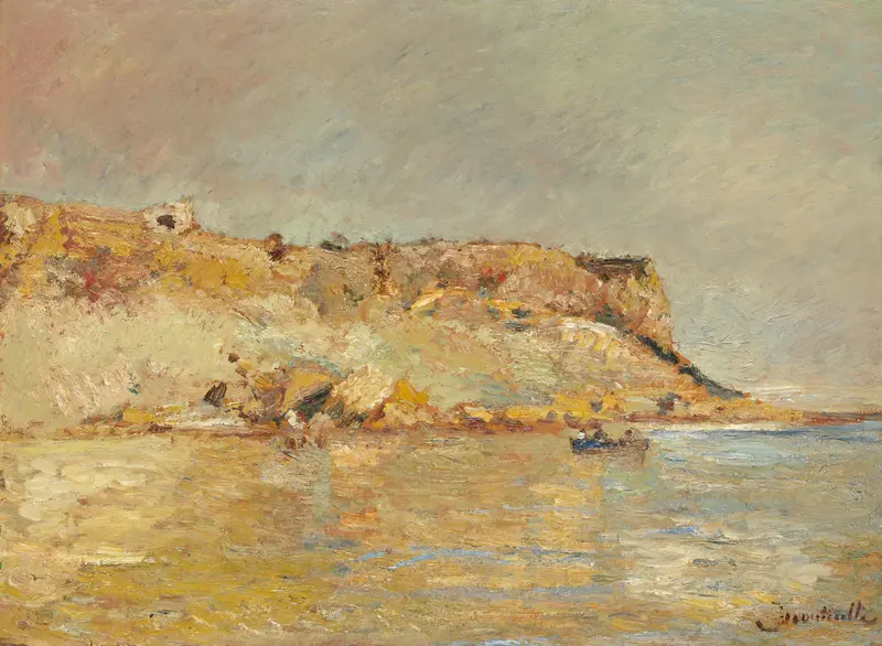 Kustgebergte Wall Art by Adolphe Joseph Thomas Monticelli - High-Resolution Digital Print