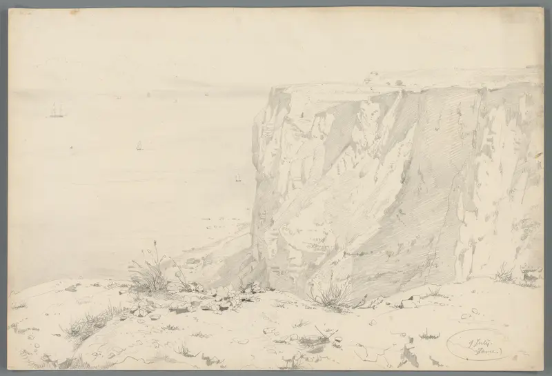 Kustlandschap bij Le Havre Wall Art by Willem Anthonie van Deventer - High-Resolution Digital Print