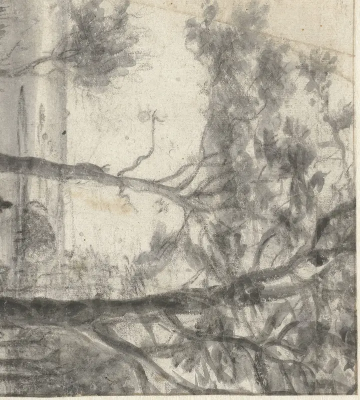 Kustlandschap met bomen Wall Art by Roelant Roghman - High-Resolution Digital Print
