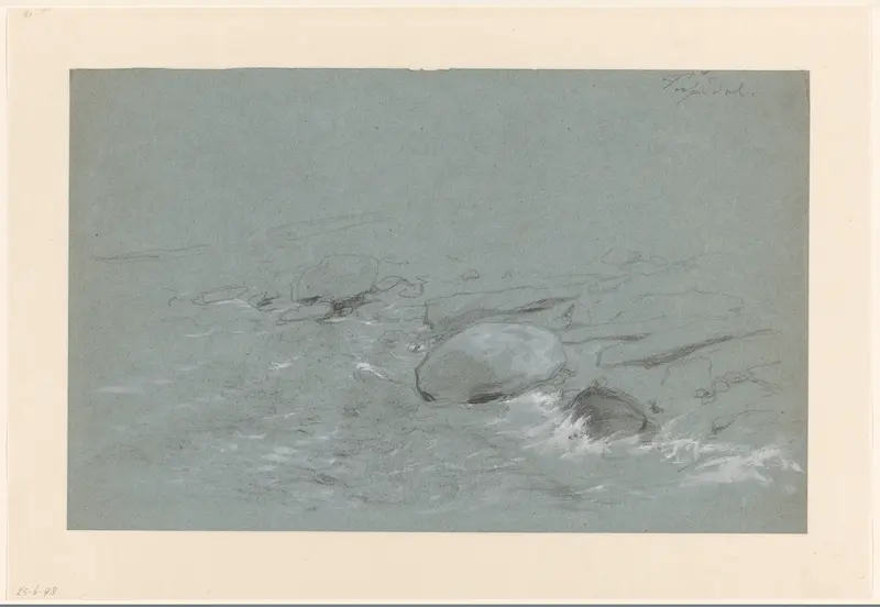 Kustlandschap met keien bij Tyssedal, Noorwegen Wall Art by Willem Maris - High-Resolution Digital Print