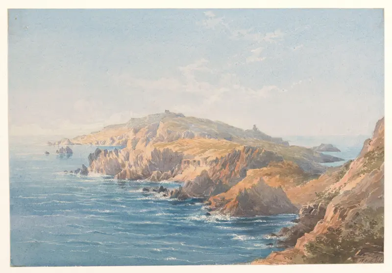 Kustlandschap te Corsica Wall Art by Unknown - High-Resolution Digital Print