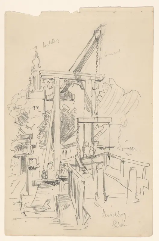 Kwakelbrug in Edam Wall Art by Jan Hoynck van Papendrecht - High-Resolution Digital Print