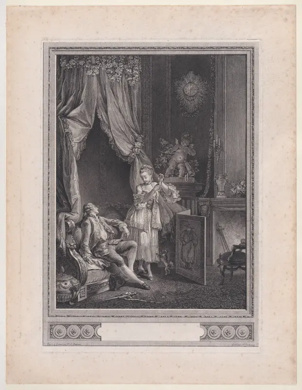La Carquois Épuisé (The Empty Quiver) Wall Art by Pierre Antoine Baudouin - High-Resolution Digital Print