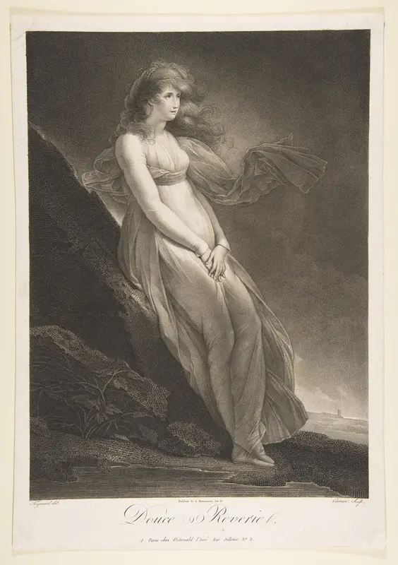 La Douce Reverie Wall Art by Alexandre Evariste Fragonard - High-Resolution Digital Print