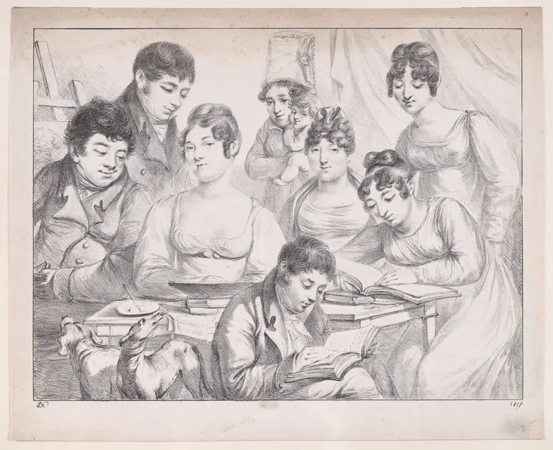 La Famille Denon Wall Art by Baron Dominique Vivant Denon - High-Resolution Digital Print