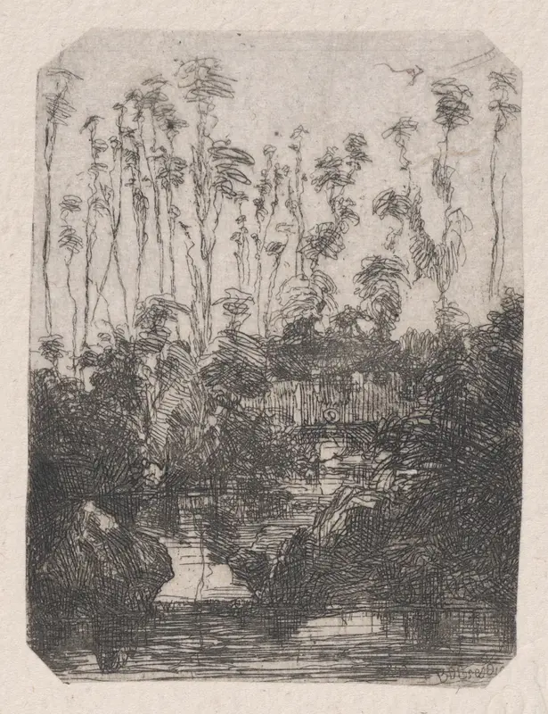 La Marais (The Swamp) Wall Art by Rodolphe Bresdin - High-Resolution Digital Print