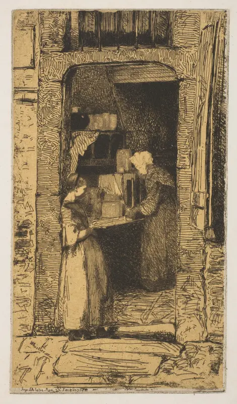 La Marchande de moutarde Wall Art by James McNeill Whistler - High-Resolution Digital Print