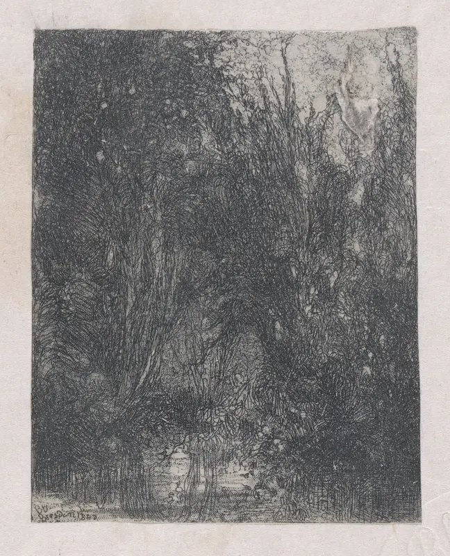 La Marécage (The Marsh) Wall Art by Rodolphe Bresdin - High-Resolution Digital Print