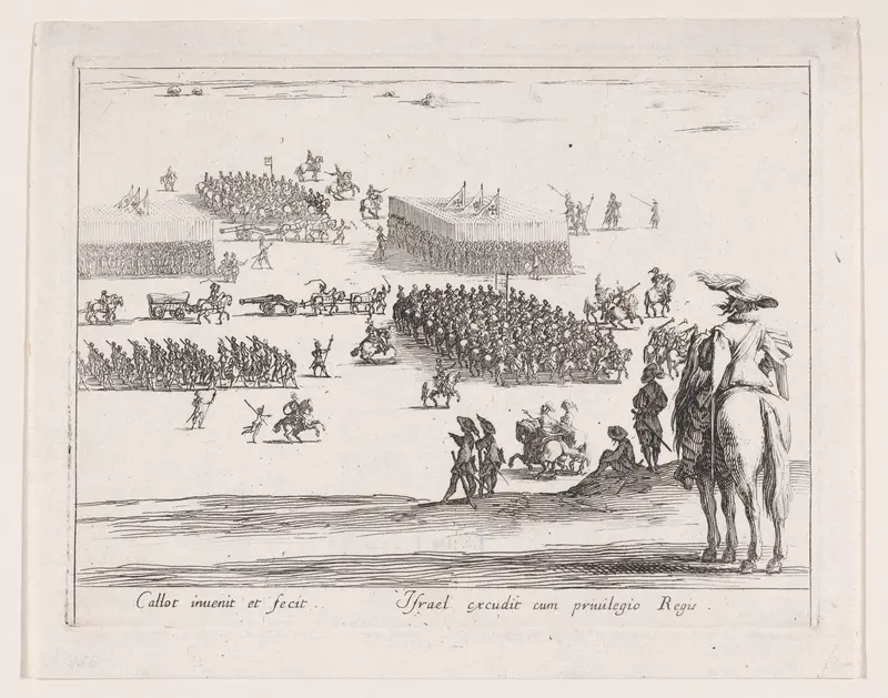 La Revue (The Review) Wall Art by Jacques Callot - High-Resolution Digital Print