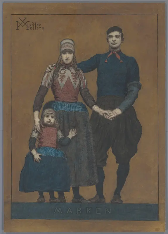 La Sainte Famille, Marken Wall Art by Unknown - High-Resolution Digital Print
