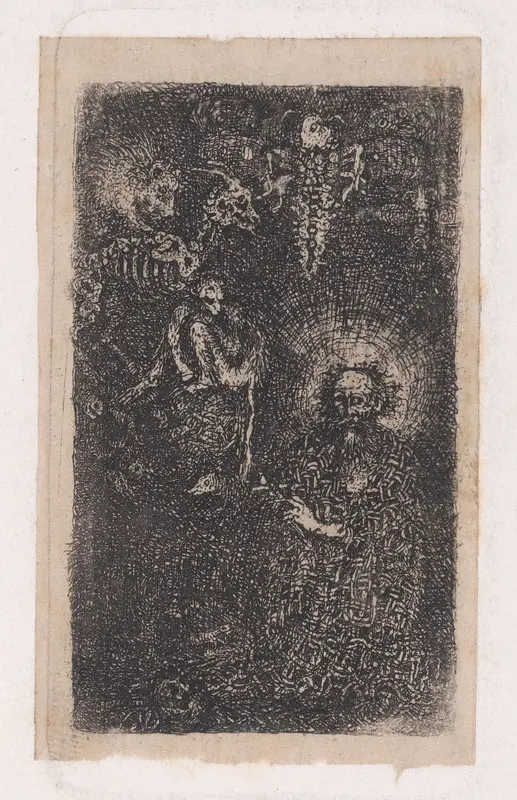 La Tentation de Saint Antoine (The Temptation of St. Anthony) Wall Art by Rodolphe Bresdin - High-Resolution Digital Print