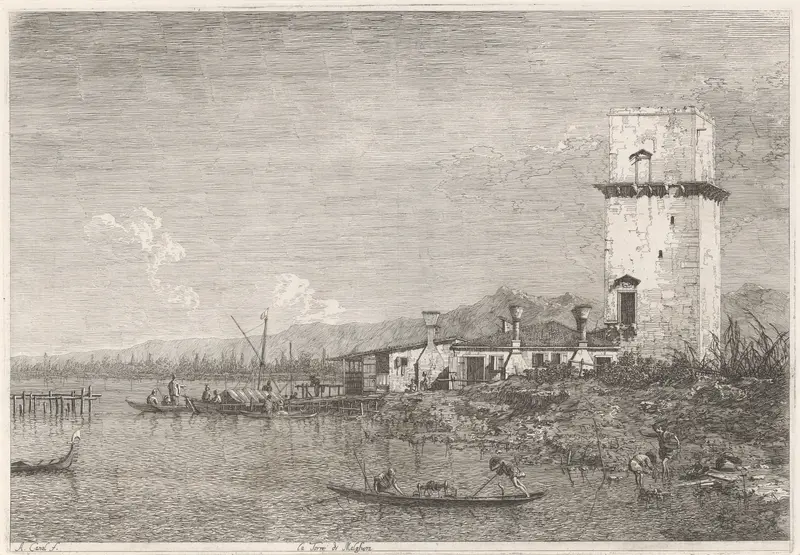 La Torre di Malghera Wall Art by Joseph Smith - High-Resolution Digital Print