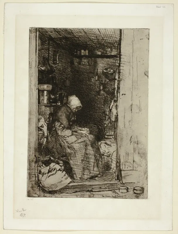 La Vieille aux Loques (The Old Woman with Rags)